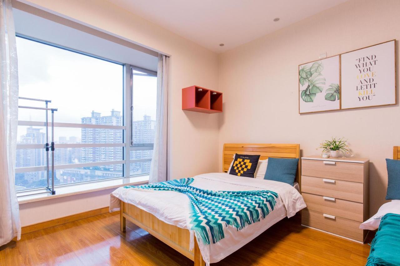 New Space-Time Zhongli Hotel Apartment Shanghai Exteriör bild